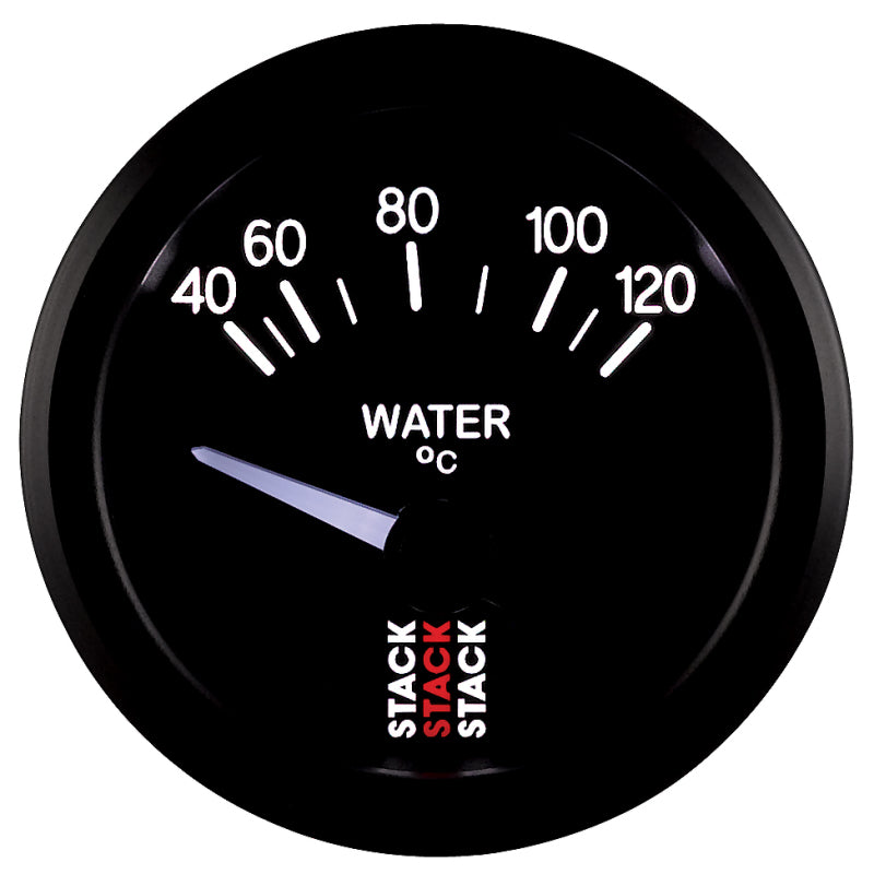 Load image into Gallery viewer, Autometer 52mm Stack Instruments 40-120 Degree C Electric Water Temperature Gauge - Black
