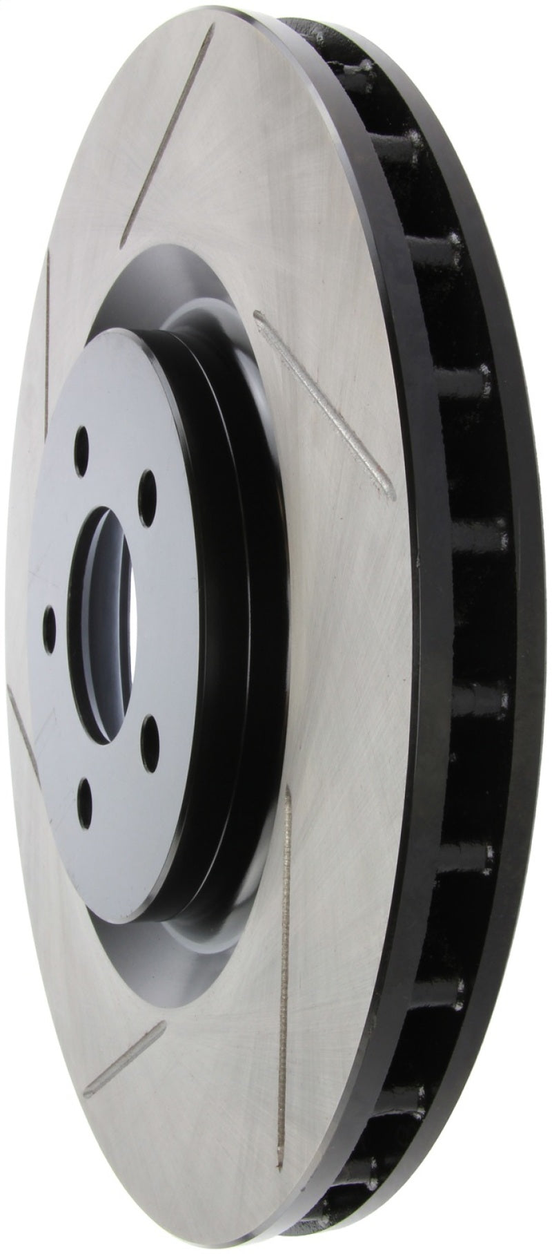 Load image into Gallery viewer, StopTech Power Slot 07-10 Ford Mustang Shelby Front Right Slotted Rotor
