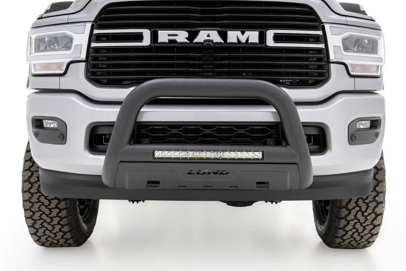 Load image into Gallery viewer, Lund 2020 RAM 2500 Bull Bar w/Light &amp; Wiring - Black
