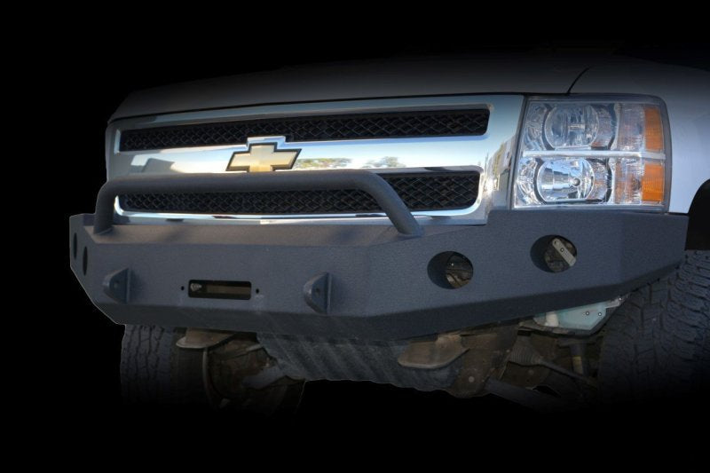 Load image into Gallery viewer, DV8 Offroad 07-13 Chevrolet Silverado 1500 Front Bumper - Black Powdercoat
