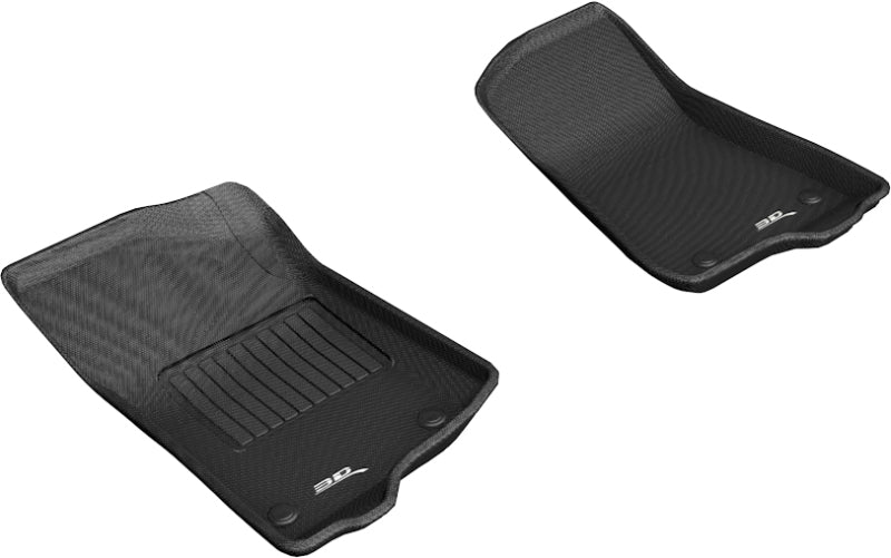 Load image into Gallery viewer, 3D MAXpider 2018-2020 Jeep Wrangler JL Sport/Gladiator Jt Kagu 1st Row Floormat - Black
