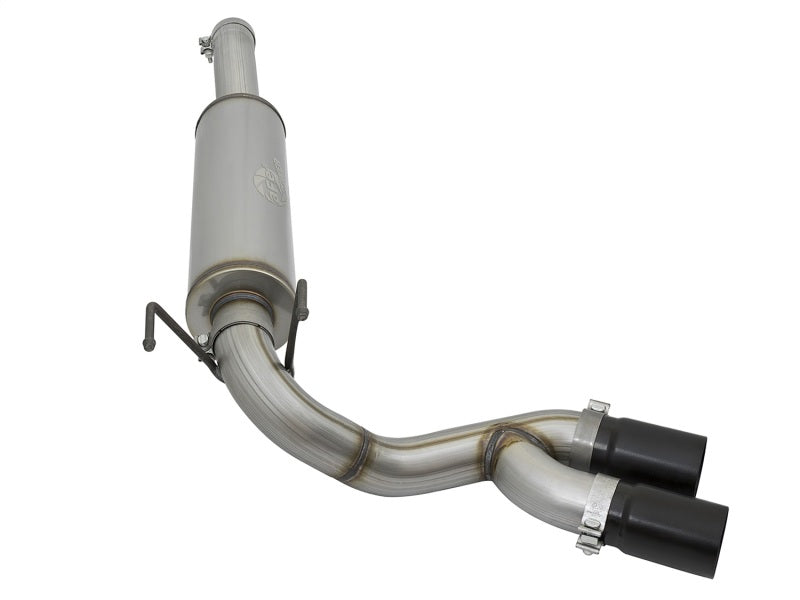 Load image into Gallery viewer, aFe Rebel Series 3-1/2in 409 SS Cat-Back Exhaust System w/Black Tip RAM 2500/3500 14-17 V8 6.4L
