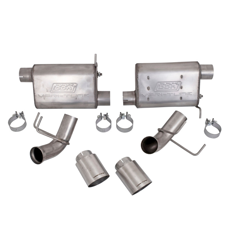 Load image into Gallery viewer, BBK 11-14 Mustang GT VariTune Axle Back Exhaust Kit (Stainless Steel)
