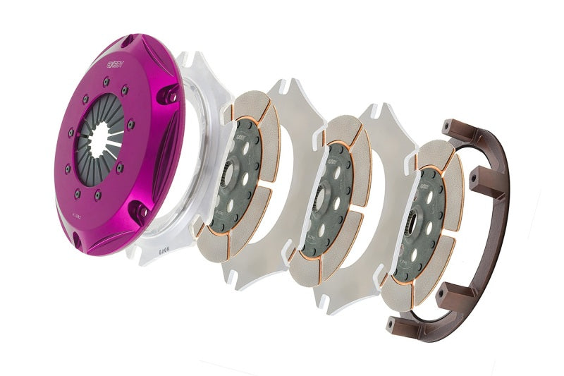 Load image into Gallery viewer, Exedy Universal Builder Series Triple Metallic Clutch Does NOT Incl FW Req. Custom Clutch Actuation
