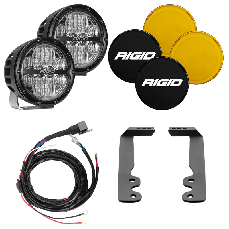 Load image into Gallery viewer, Rigid Industries 2022+ Toyota Tundra 6in. 360-Series A-Pillar Lighting Kit
