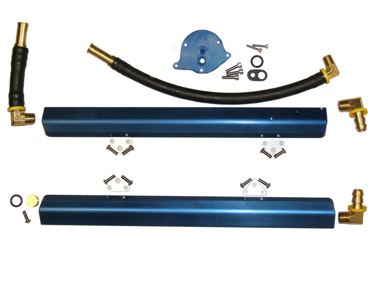 Load image into Gallery viewer, BBK 86-93 Mustang 5.0 High Flow Billet Aluminum Fuel Rail Kit
