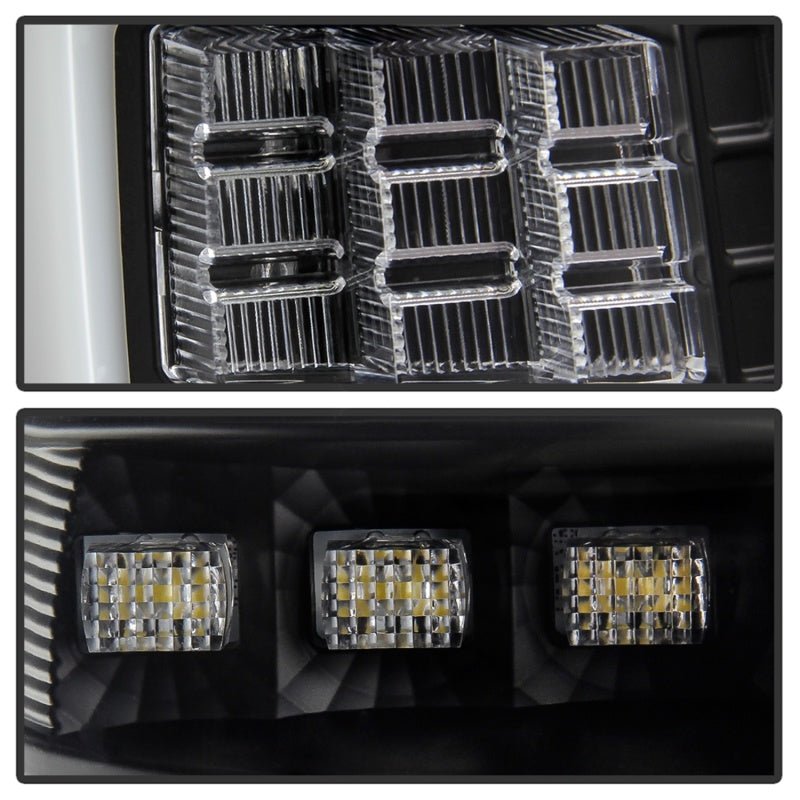 Load image into Gallery viewer, Spyder 99-04 Jeep Grand Cherokee - Light Bar Led Tail Lights - Black - ALT-YD-JGC99V3-BK
