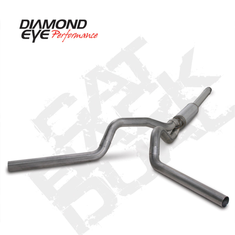 Load image into Gallery viewer, Diamond Eye KIT 4in Catback DUAL SS: 94-97 FORD 7.3L F250/F350 PWRSTROKE
