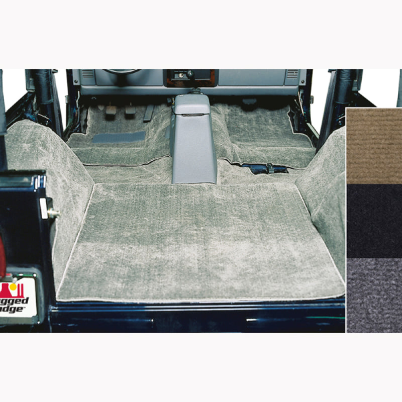 Load image into Gallery viewer, Rugged Ridge Deluxe Carpet Kit Gray 76-95 Jeep CJ / Jeep Wrangler Models
