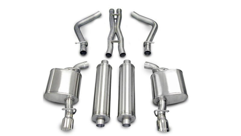 Load image into Gallery viewer, Corsa 2005-2010 Dodge Charger No Towing Hitch R/T 5.7L V8 Polished Xtreme Cat-Back Exhaust
