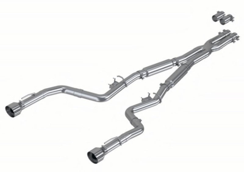 Load image into Gallery viewer, MBRP 17-21 Charger 5.7L 3in Dual Rear Exit Aluminized Catback Exhaust
