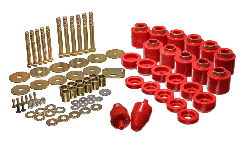 Load image into Gallery viewer, Energy Suspension 1in Body Lift Kit - Red
