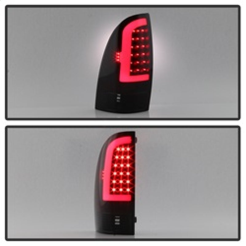 Load image into Gallery viewer, xTune 05-15 Toyota Tacoma (Excl LED Tail Lights) LED Tail Lights - Blk Smk (ALT-ON-TT05-LBLED-BSM)
