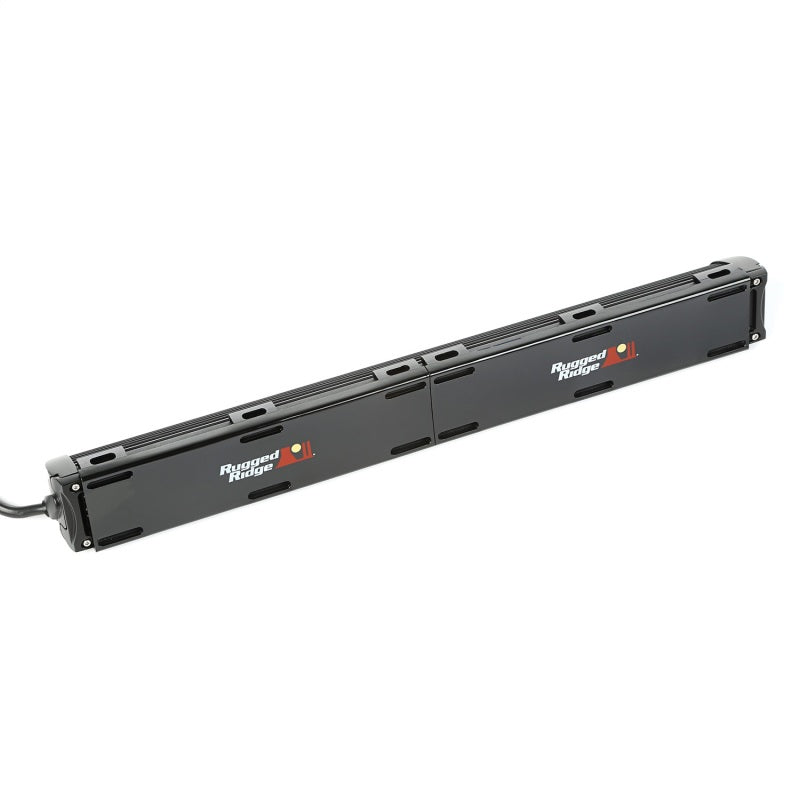 Load image into Gallery viewer, Rugged Ridge 20in Light Bar Cover Kit Black
