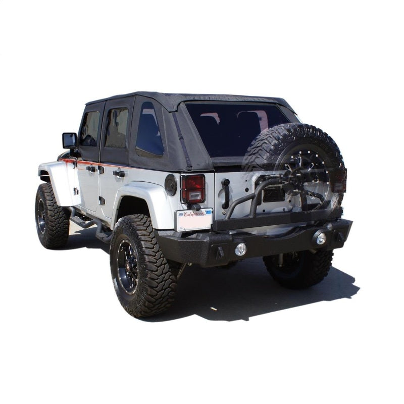 Load image into Gallery viewer, Rampage 2007-2018 Jeep Wrangler(JK) Recovery Bumper Rear - Black
