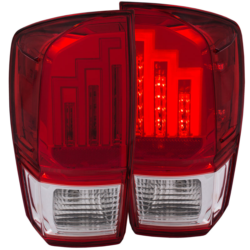 Load image into Gallery viewer, ANZO 2016-2017 Toyota Tacoma LED Taillights Red/Clear
