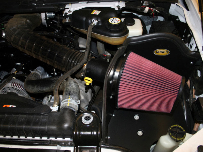 Load image into Gallery viewer, Airaid 05-07 Ford F-250/350 6.8L V-10 CAD Intake System w/o Tube (Oiled / Red Media)
