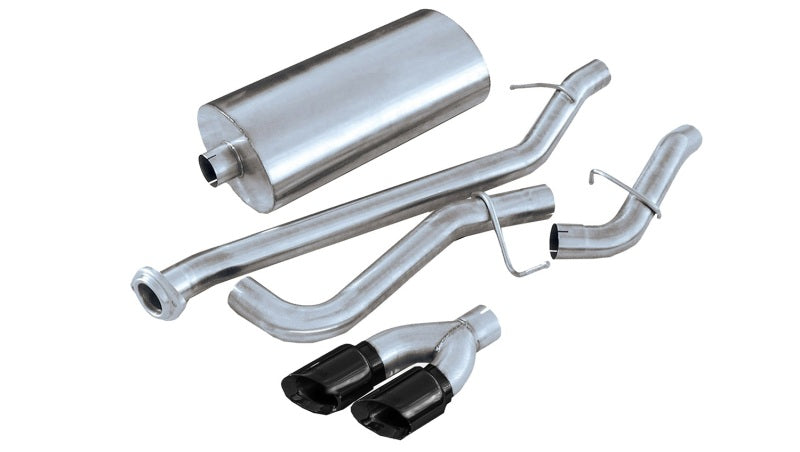 Load image into Gallery viewer, Corsa 1999-2006 GMC Sierra 4.8L V8 3in Cat-Back Single Side w Twin 4in Black Pro-Series Tips
