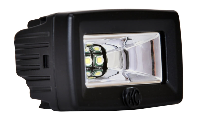 Load image into Gallery viewer, KC HiLiTES C-Series C2 LED 2in. Backup Area Flood Light 20w (Pair Pack System) - Black
