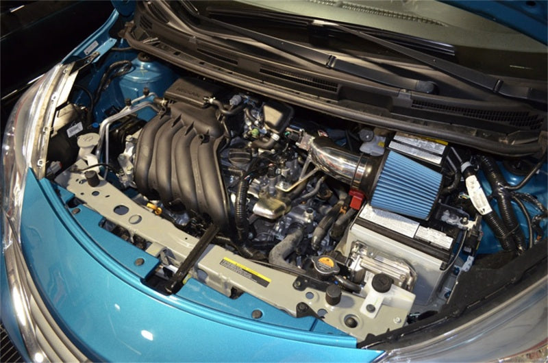 Load image into Gallery viewer, Injen 13-19 Nissan Versa Note 1.6L 4 Cyl. Polished Short Ram Intake w/ MR Technology
