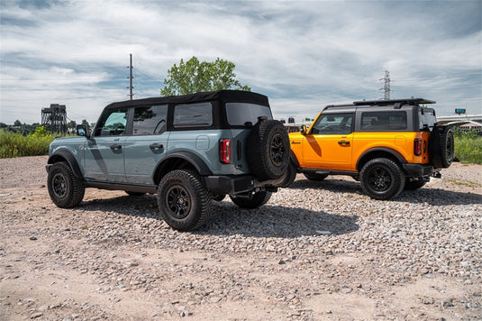 Corsa 21-24 Ford Bronco 2.3L 4-Door 2.75in Cat-Back Dual Rear Exhaust w/4in Straight-Cut Polish Tips