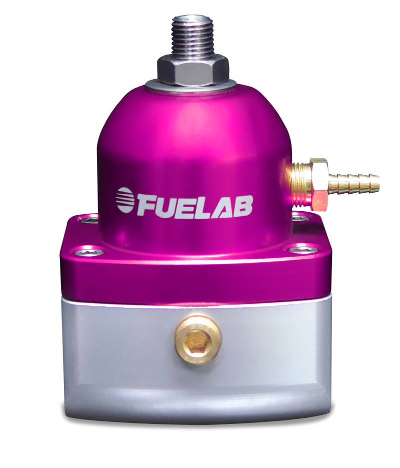 Load image into Gallery viewer, Fuelab 515 TBI Adjustable FPR 10-25 PSI (2) -10AN In (1) -6AN Return - Purple
