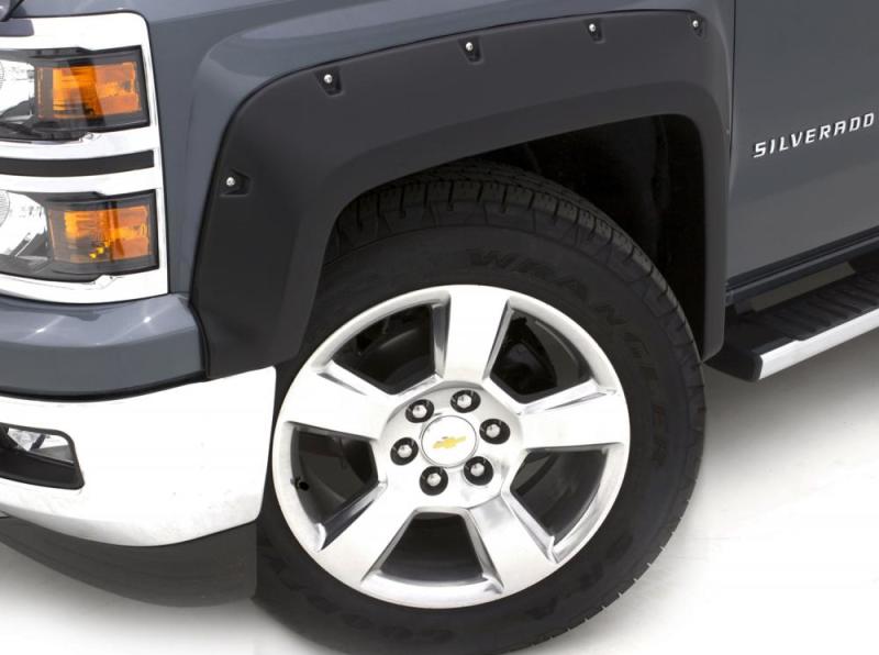 Load image into Gallery viewer, Lund 07-14 GMC Sierra 2500 RX-Rivet Style Textured Elite Series Fender Flares - Black (4 Pc.)
