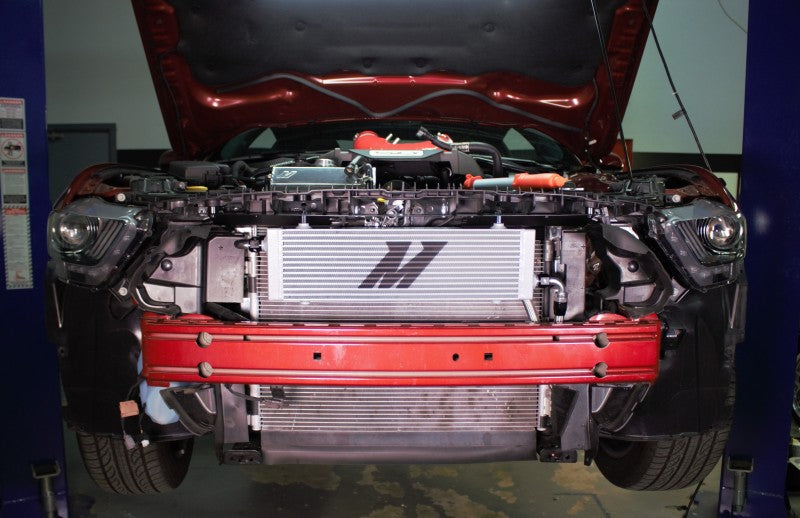 Load image into Gallery viewer, Mishimoto 2015+ Ford Mustang GT Thermostatic Oil Cooler Kit - Silver
