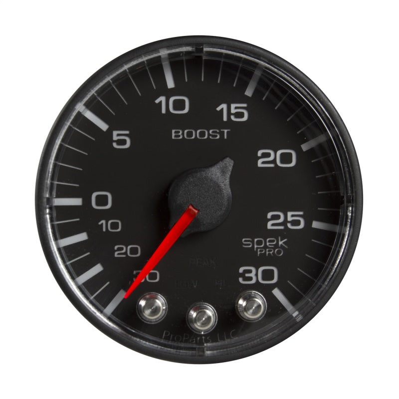 Load image into Gallery viewer, Autometer Spek-Pro 52.4mm 30inHG-30PSI Digital Stepper Motor Vac/Boost Gauge
