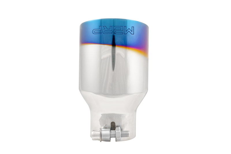 Load image into Gallery viewer, MBRP Burnt End Tip 2.5 ID 4 ID Out 6.5 length Single Wall Angle Cut 304 Stainless Steel
