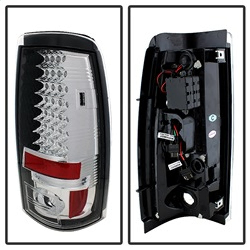 Load image into Gallery viewer, Spyder Chevy Silverado 1500/2500 03-06 (Does Not Fit Stepside)LED Tail Lights Chrm ALT-YD-CS03-LED-C
