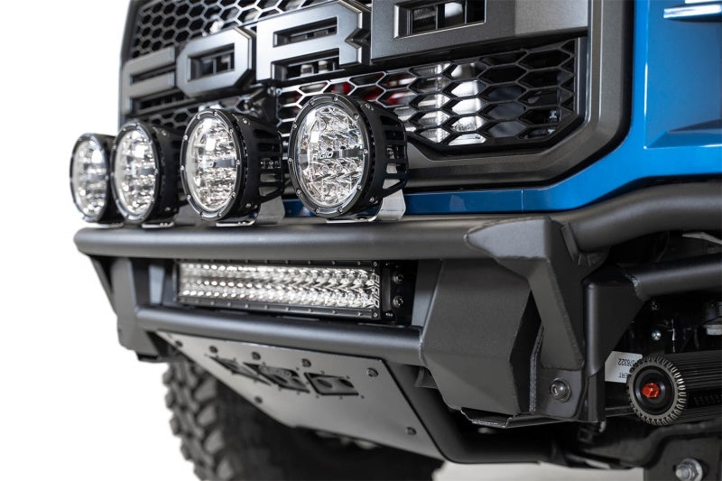 Load image into Gallery viewer, Addictive Desert Designs 17-20 Ford Raptor Pro Bolt-On Front Bumper - Hammer Black
