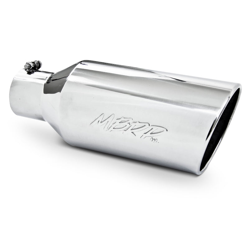 Load image into Gallery viewer, MBRP Universal Tip 7inch O.D. Rolled End 4inch inlet 18inch length - T304 (SINGLE TIP)
