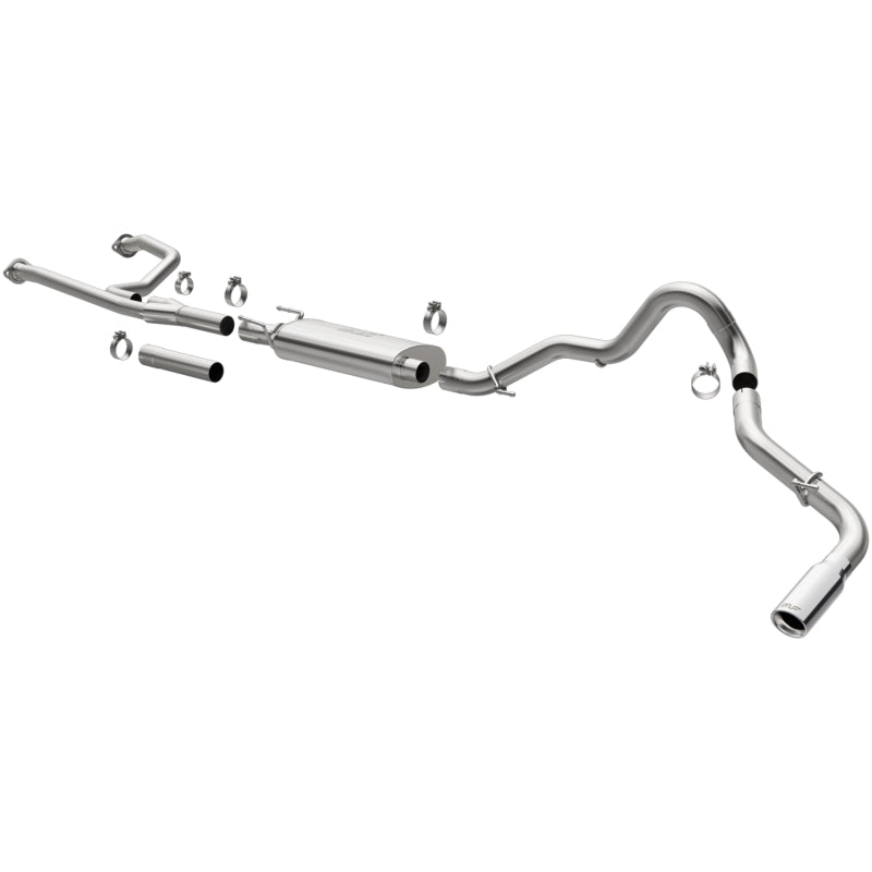 Load image into Gallery viewer, MagnaFlow 22+ Toyota Tundra Street Series 3in Single Straight Driver Side Rear Cat-Back Exhaust
