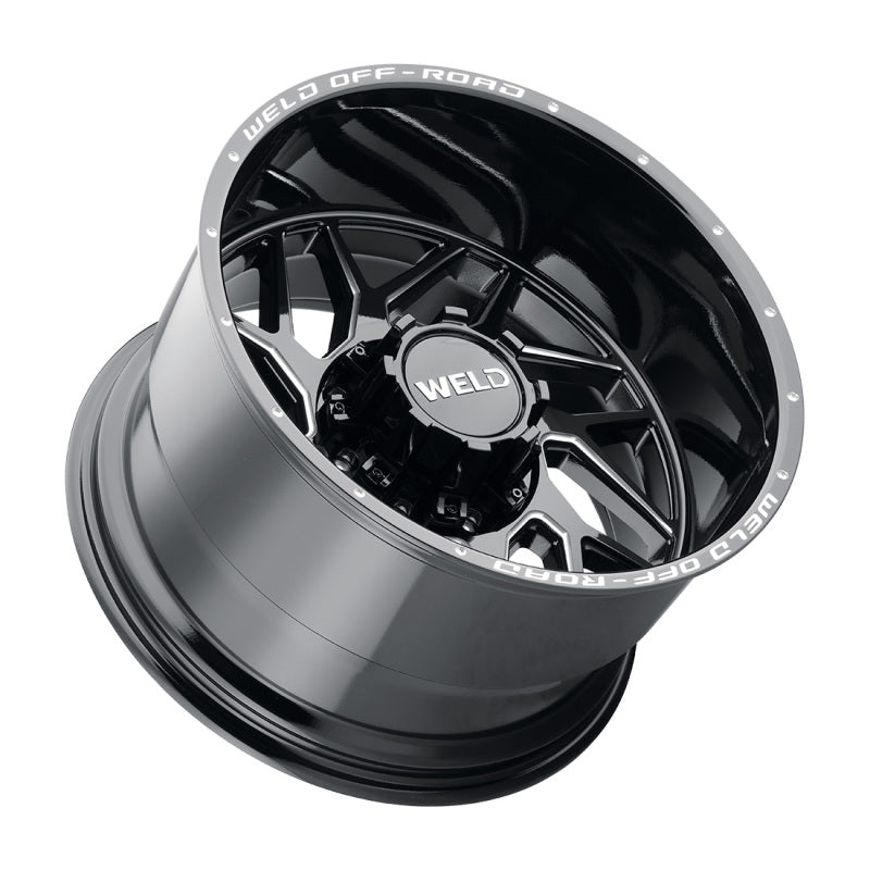 Load image into Gallery viewer, Weld Off-Road W117 20X10 Fulcrum 8X180 ET13 BS6.00 Gloss Black MIL 124.3
