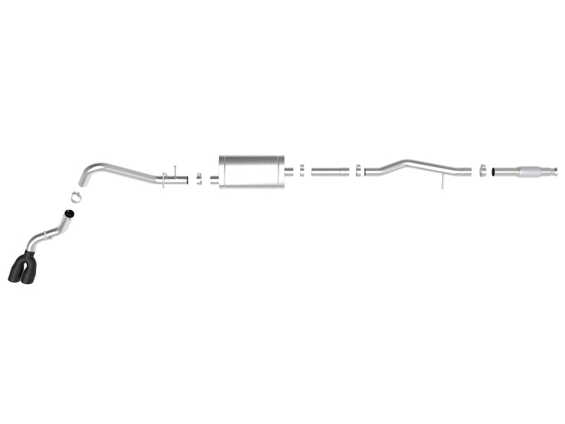 Load image into Gallery viewer, aFe Vulcan Series 3in 304SS Exhaust Cat-Back w/Blk Tip 2019 GM Silverado/Sierra 1500 V6-4.3L/V8-5.3L
