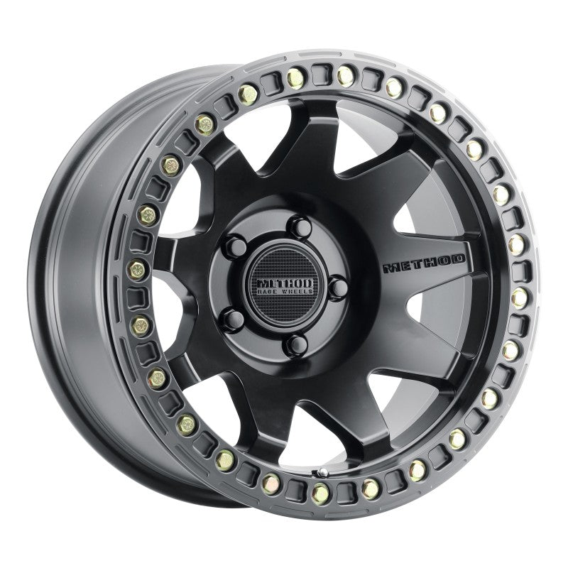 Load image into Gallery viewer, Method MR108 17x9 -44mm Offset 5x5 71.5mm CB Matte Black w/BH-H24125-38 Wheel
