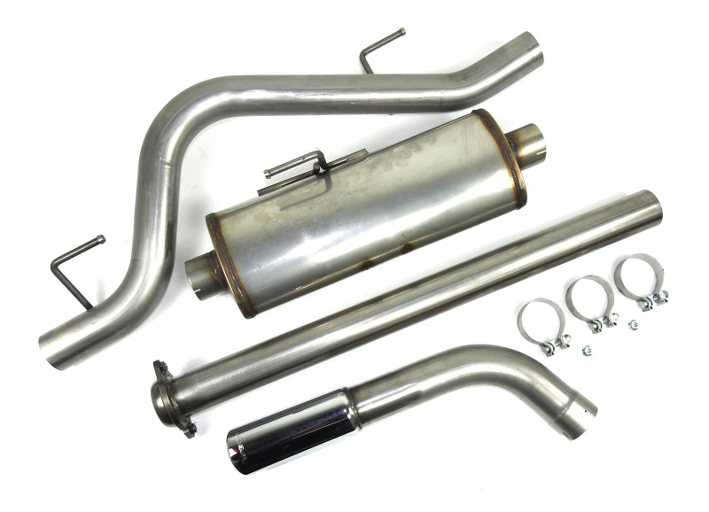 Load image into Gallery viewer, JBA 15-20 Ford F-150 All 2.7L/3.5L/5.0L 409SS Pass Side Single Exit Cat-Back Exhaust
