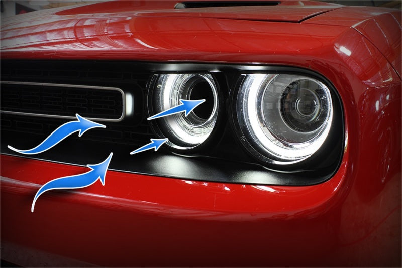 Load image into Gallery viewer, aFe Dynamic Air Scoop 2015 Dodge Challenger V6-3.6 / V8-5.7/6.4L HEMI - BLK

