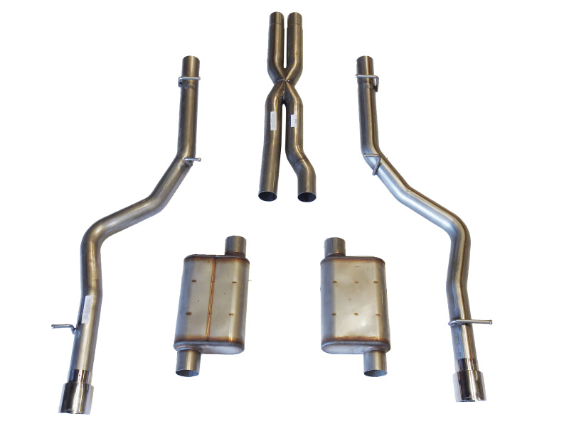 Load image into Gallery viewer, JBA 05-10 Chrysler/Dodge Cars 6.1L 409SS Dual Rear Exit Cat-Back Exhaust

