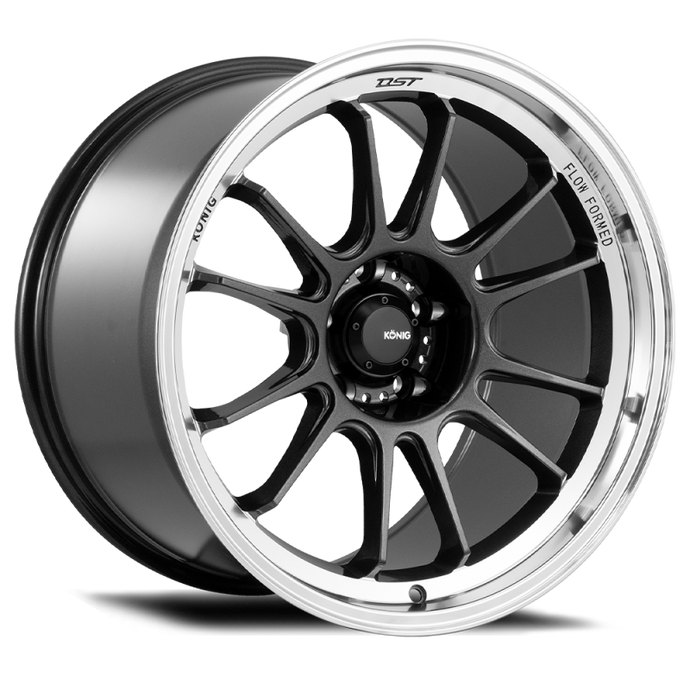 Konig Hypergram 18x8.5 5x108 ET43 Metallic Carbon w/ Machined Lip