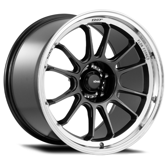 Konig Hypergram 17x9 5x114.3 ET40 Metallic Carbon w/ Machined Lip