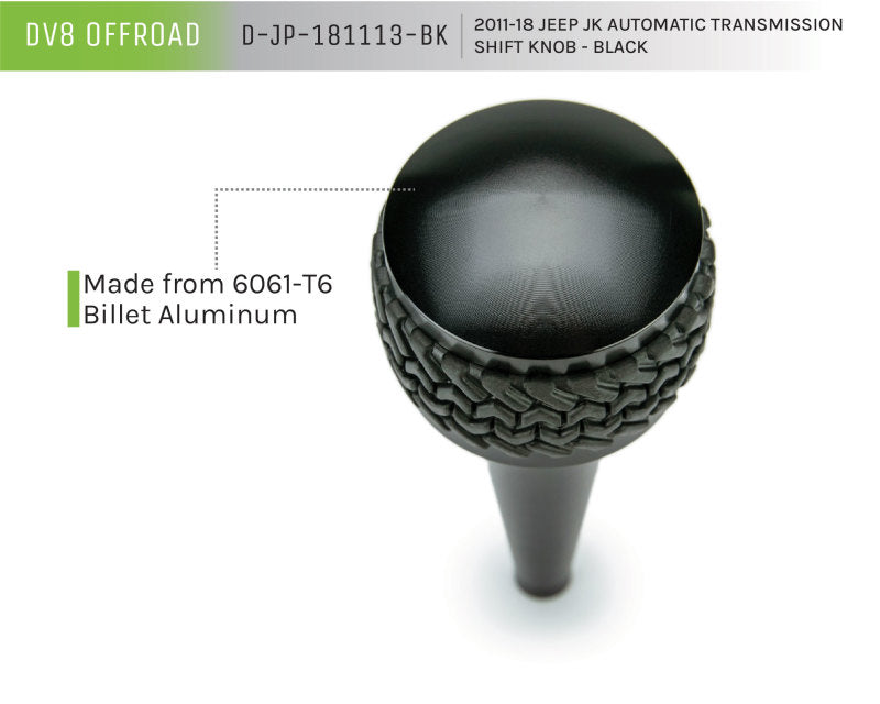 Load image into Gallery viewer, DV8 Offroad 2011-2018 Jeep JK Shift Knob Automatic Black
