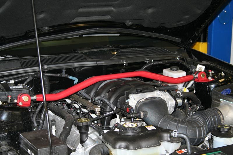 Load image into Gallery viewer, UMI Performance 05-14 Ford Mustang GT Front Strut Tower Brace
