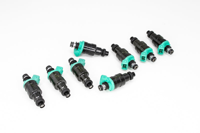 Load image into Gallery viewer, DeatschWerks Universal 350cc Low Impedance 11mm Upper Injector - Set of 8
