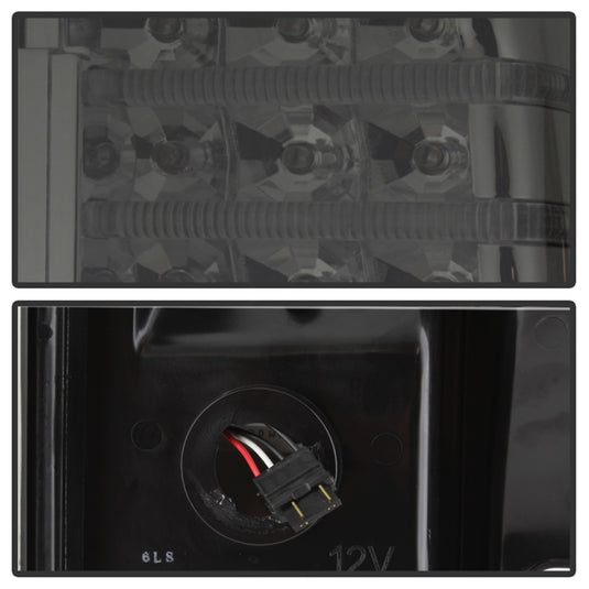 xTune Hummer H3 06-09 ( Non H3T ) LED Tail Lights Smoke ALT-ON-HH306-LED-SM