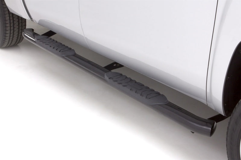 Load image into Gallery viewer, Lund 99-16 Ford F-250 Super Duty SuperCab 5in. Oval Curved Steel Nerf Bars - Black
