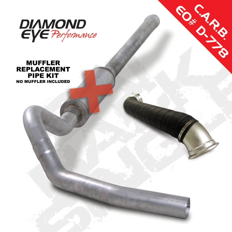 Load image into Gallery viewer, Diamond Eye KIT 4in Catback MRP Single w/ TDP AL 06-07 Chevy/GMC 6.6L Duramax 2500/3500
