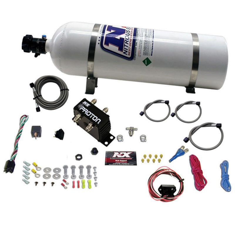 Load image into Gallery viewer, Nitrous Express Proton Fly By Wire Nitrous Kit w/15lb Bottle
