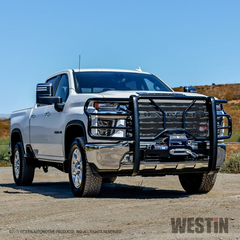 Load image into Gallery viewer, Westin Chevrolet Silverado 2500/3500 20-21 HDX Winch Mount Grille Guard
